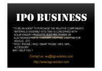    IPO Business